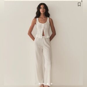 LAVON POINTELLE PANT in Medium *NWT*